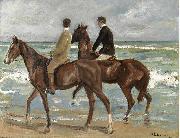 Max Liebermann Zwei Reiter am Strand oil painting reproduction